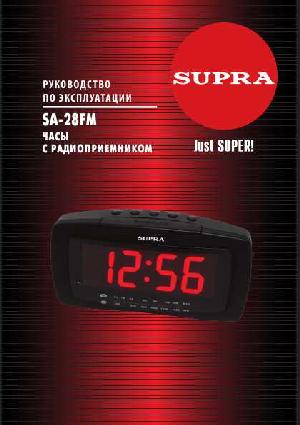 User manual Supra SA-28FM  ― Manual-Shop.ru