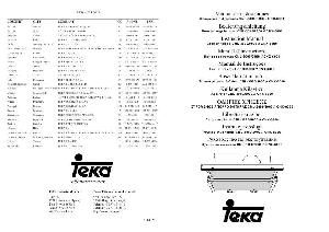 Инструкция Teka CNL-9000  ― Manual-Shop.ru