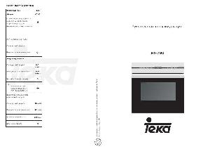 User manual Teka HX-790  ― Manual-Shop.ru