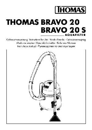 Инструкция Thomas BRAVO 20 AQUAFILTER  ― Manual-Shop.ru