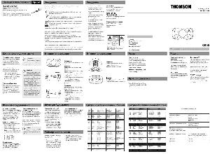 User manual Thomson CR-66  ― Manual-Shop.ru