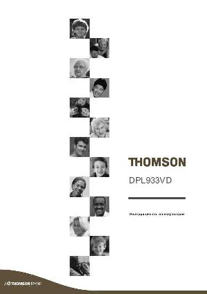 Инструкция Thomson DPL-933VD  ― Manual-Shop.ru