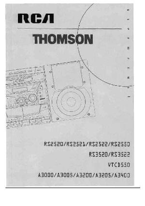 User manual Thomson RS-3522  ― Manual-Shop.ru