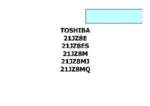 User manual Toshiba 21JZ8E  ― Manual-Shop.ru