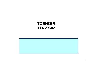 User manual Toshiba 21VZ7VM  ― Manual-Shop.ru