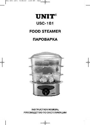 User manual Unit USC-181  ― Manual-Shop.ru