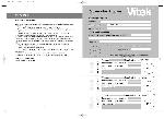 User manual Vitek VT-1605 