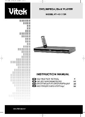 User manual Vitek VT-4017SR  ― Manual-Shop.ru