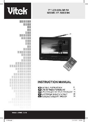 User manual Vitek VT-5003 BK  ― Manual-Shop.ru