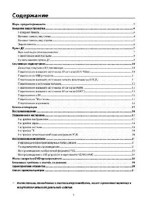 User manual VR LT-D19L01V  ― Manual-Shop.ru