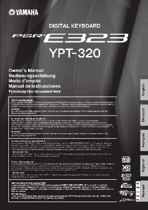 Инструкция Yamaha PSR-E323  ― Manual-Shop.ru