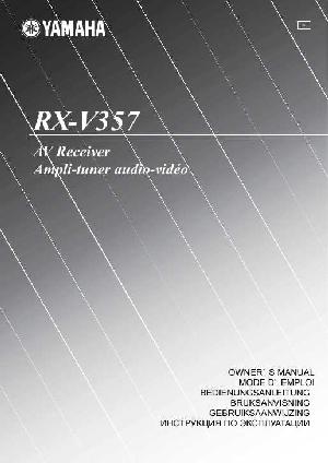 User manual Yamaha RX-V357  ― Manual-Shop.ru