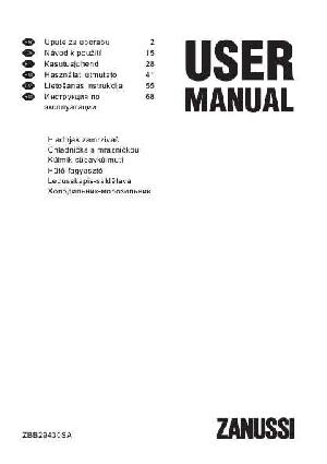 Инструкция Zanussi ZBB-29430SA  ― Manual-Shop.ru