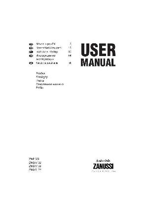 User manual Zanussi ZWP-581  ― Manual-Shop.ru