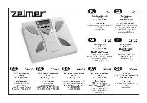 User manual Zelmer 34Z011  ― Manual-Shop.ru